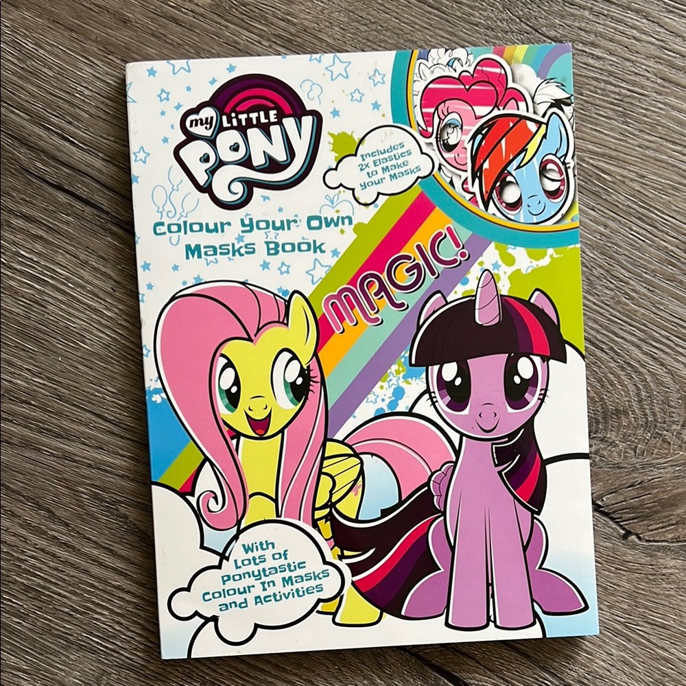 My Little Pony colour your own masks book!! NEW! Mask making & activities!